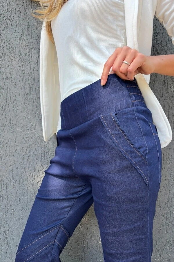 Calça malha jeans Betina