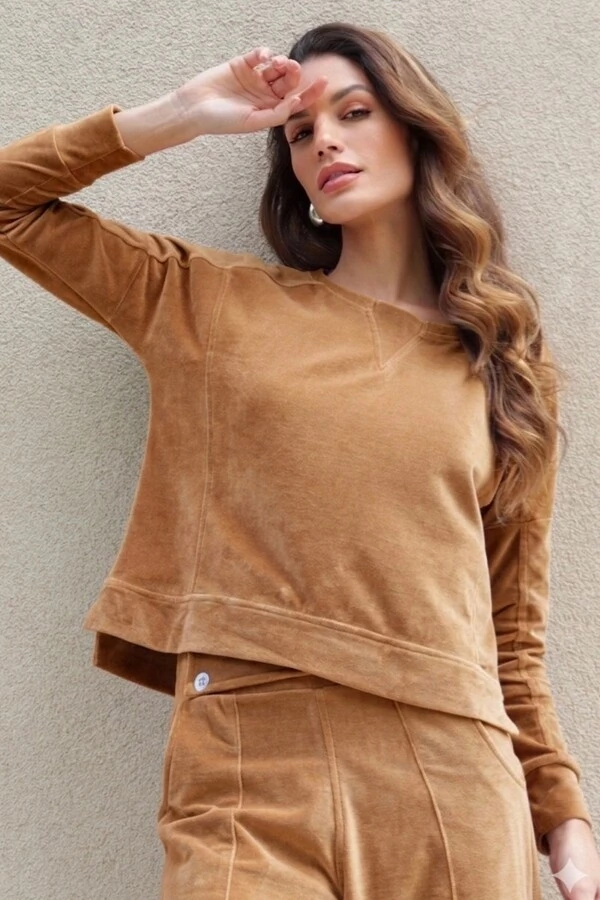 Conjunto malha plush Renata