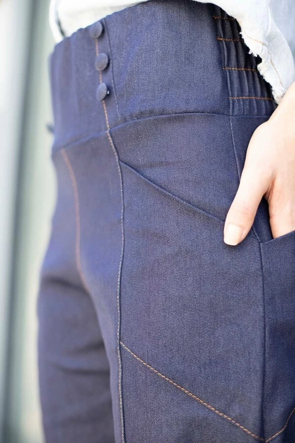 Calça malha jeans Rafa