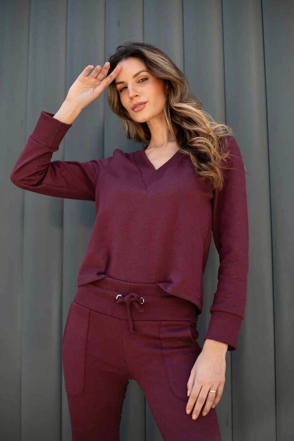 Conjunto malha moletom Gika