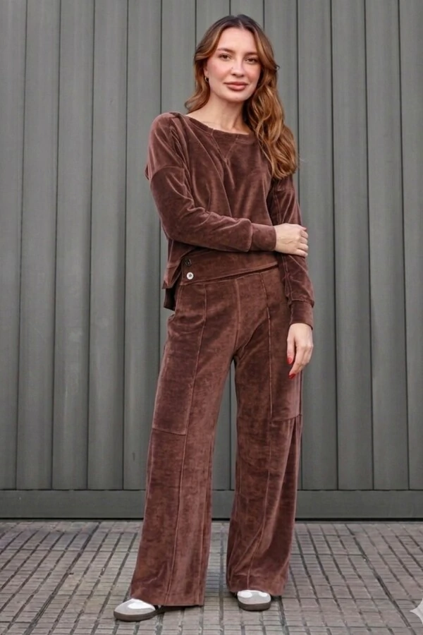 Conjunto malha plush Renata