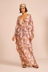Saída Dayana Floral Pastel