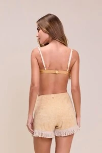 Shorts Mavie Bege Areia