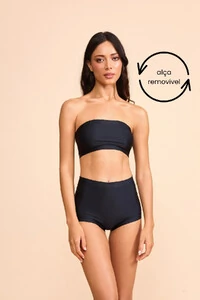 Top Pântano Biquíni Preto