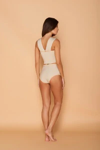 Hot Pants Onça Dourado/prata - Forro Liso