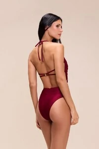 Calcinha Gisela Vermelho Vinho