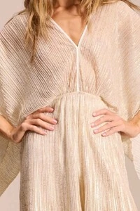 Saída Off-white e Dourado Antonela