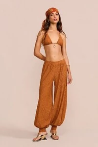 Calça Aladim Noronha Laranja Conhaque