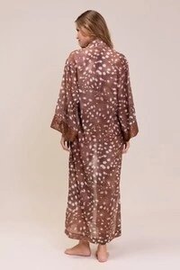 Kimono Francisca Cervo Marrom