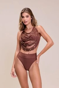 Calcinha Gisela Marrom Cappuccino