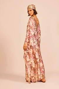 Saída Dayana Floral Pastel