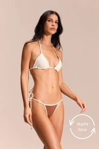 Top Biquini Marrom St. Martin