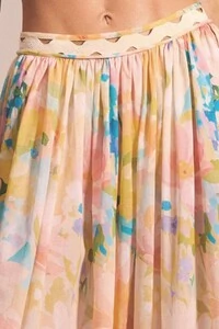 Saia Floral Pastel Marajo