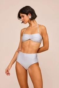Calcinha Biquíni Tobago Hot Pants Cinza Cromo