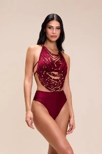 Top Gisela Vermelho Vinho