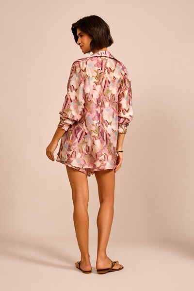 Foto Camisa Aflora Floral Pastel
