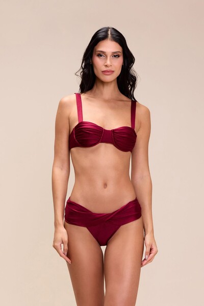 Foto Top Chantal Vermelho Vinho