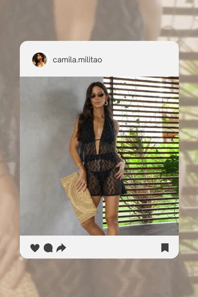 Look Top Helena + Shorts Valentina + Biquini Lana