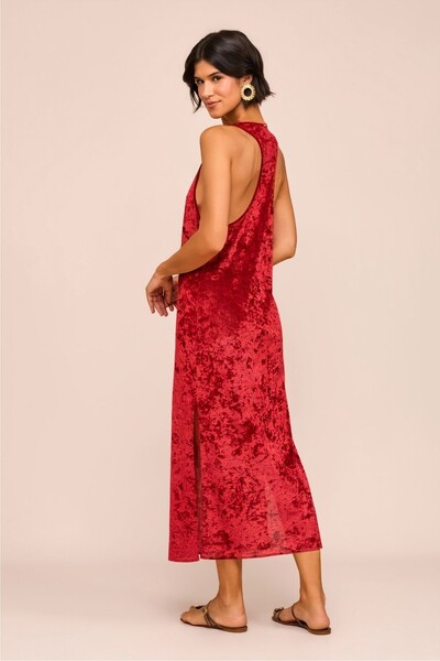 Foto Vestido Artemis Midi Vermelho Divino