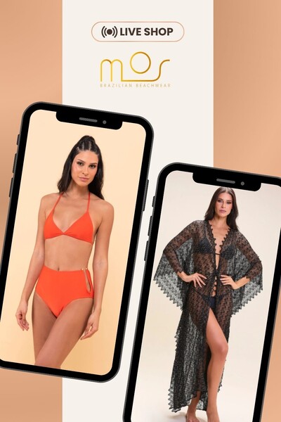 Conjunto Biquini Giulia + Kaftan Julie