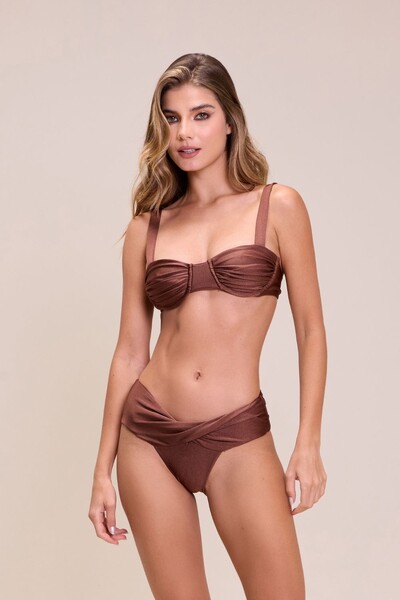 Foto Top Chantal Marrom Cappuccino