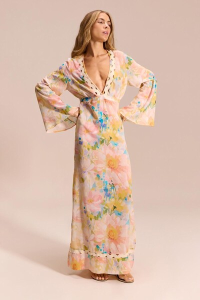 Foto Vestido Floral Pastel Moheli