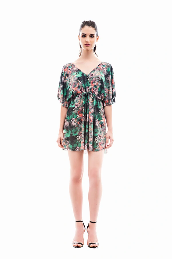 Kaftan Tule Mirela - Forro Liso