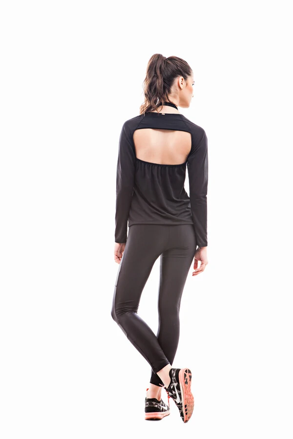 Blusa Patagonia Preto - Forro Liso