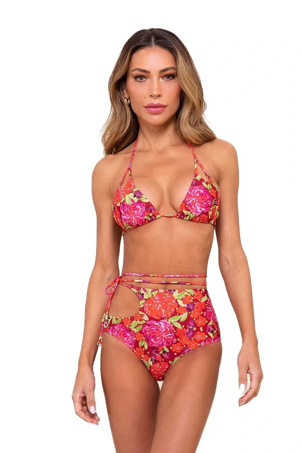 Conjunto Biqupini Nicola Estampado Peônia