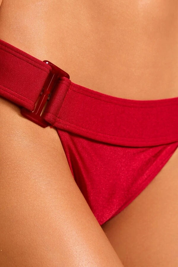 Calcinha Biquíni Melanie Tanga Vermelho Divino