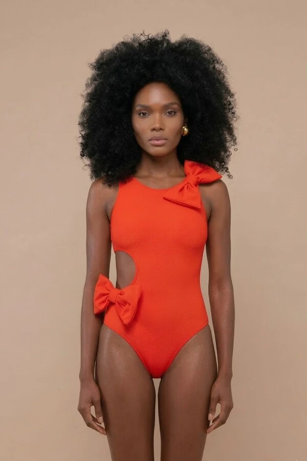 Maiô Tassia Vermelho Tomate