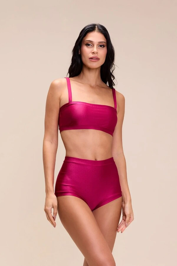 Top Pântano Rosa Framboesa