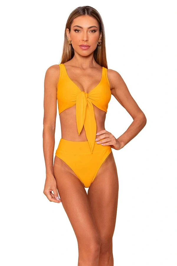 Conjunto Biquíni Nikya Amarelo Solar