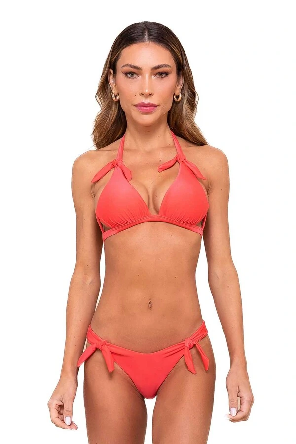 Conjunto Biquíni Charlote Vermelho Coral