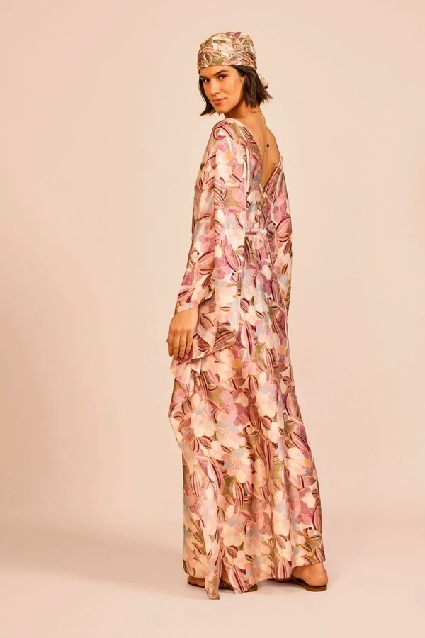 Saída Dayana Floral Pastel