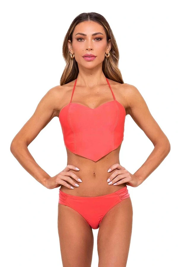 Conjunto Biquíni Morgana Vermelho Coral