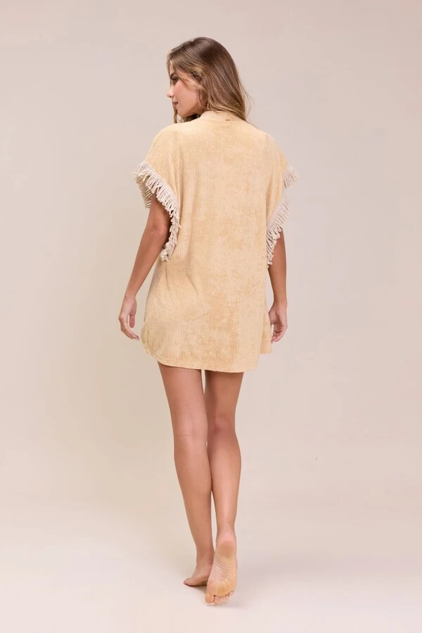 Kimono Nina Bege Areia