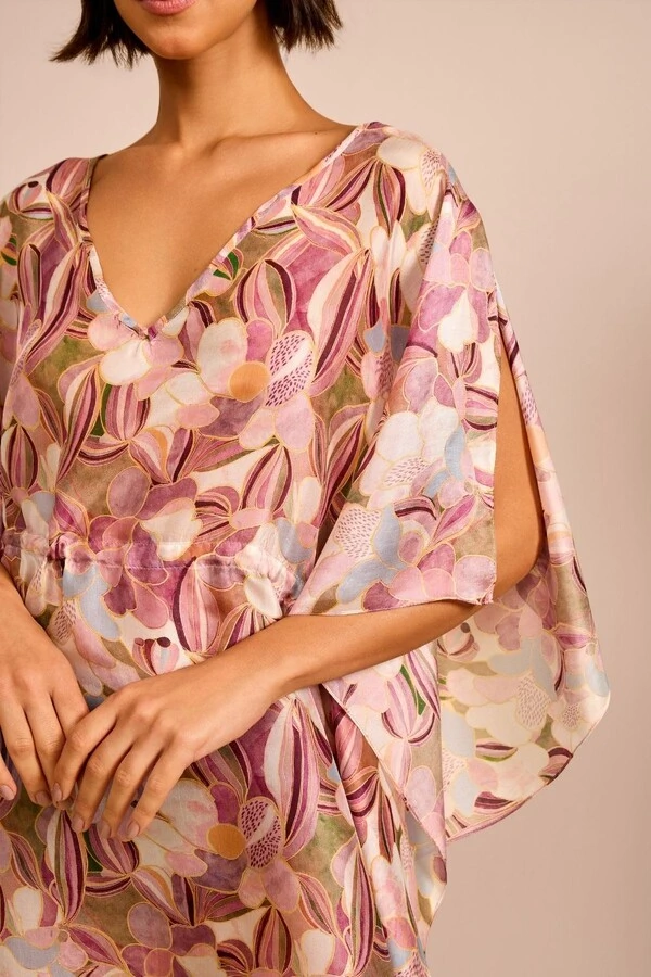 Kaftan Stephanie Floral Pastel