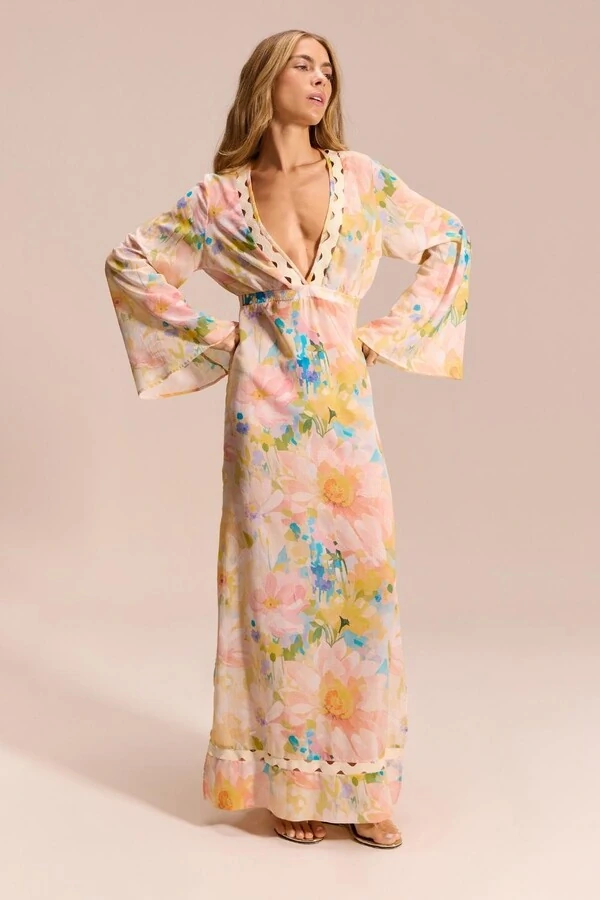 Vestido Floral Pastel Moheli