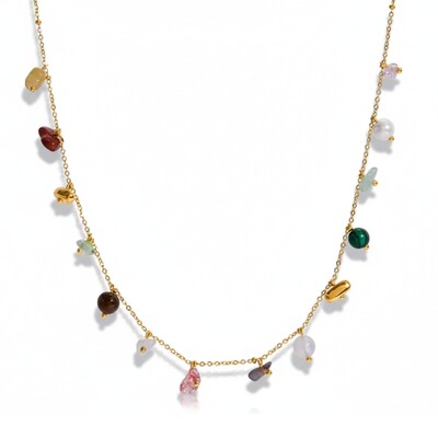 Foto Colar Harmonia Pedras Naturais