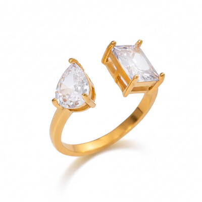 Foto Anel Dupla Cravação