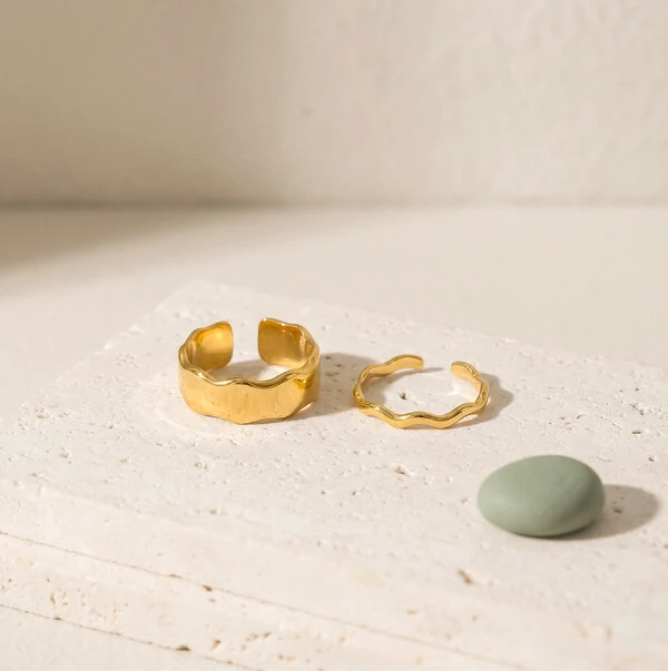 Anel Duo Orla | Ajustável