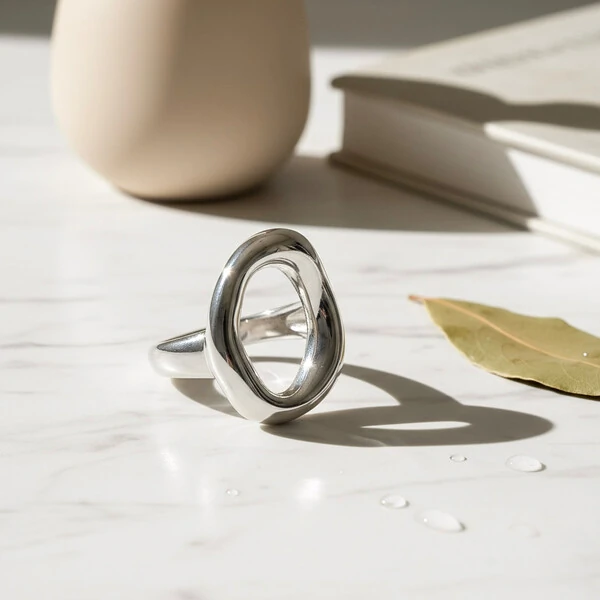 Anel Orgânico Vazado