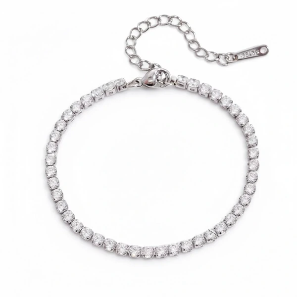 Pulseira Riviera Fina Zircônias