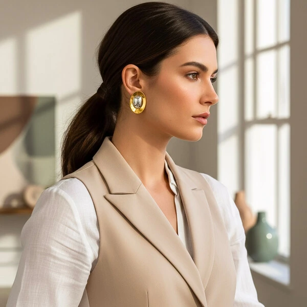 Brinco Statement Duo Essenza