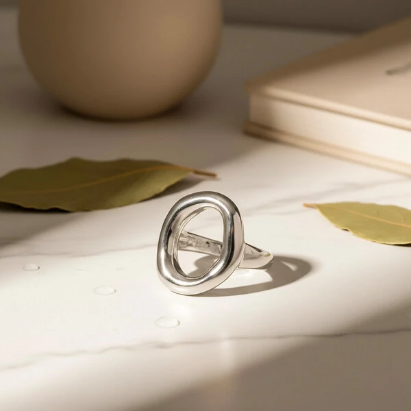 Anel Orgânico Vazado