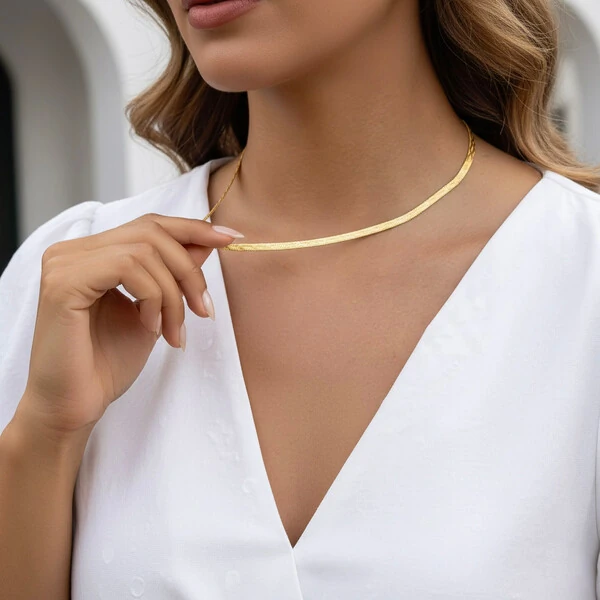 Colar Sofia Fita Malha