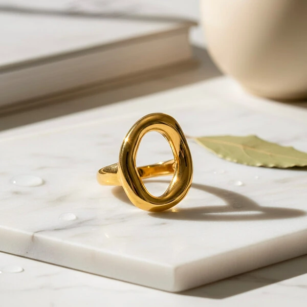 Anel Orgânico Vazado