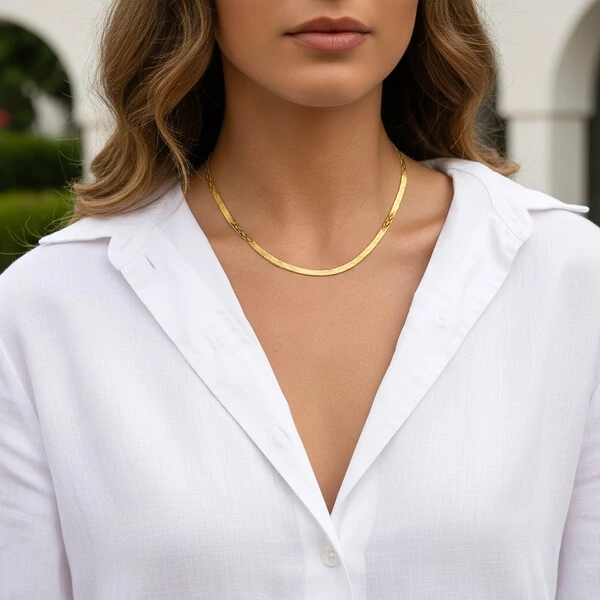 Colar Sofia Fita Malha