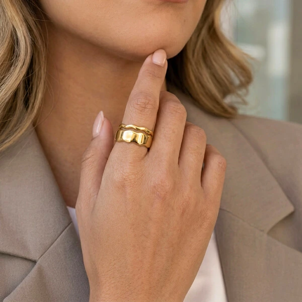 Anel Duo Orla | Ajustável